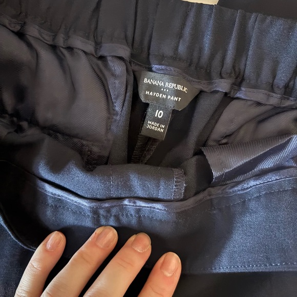 Banana Republic Navy Blue Trousers 10 - Picture 2 of 3